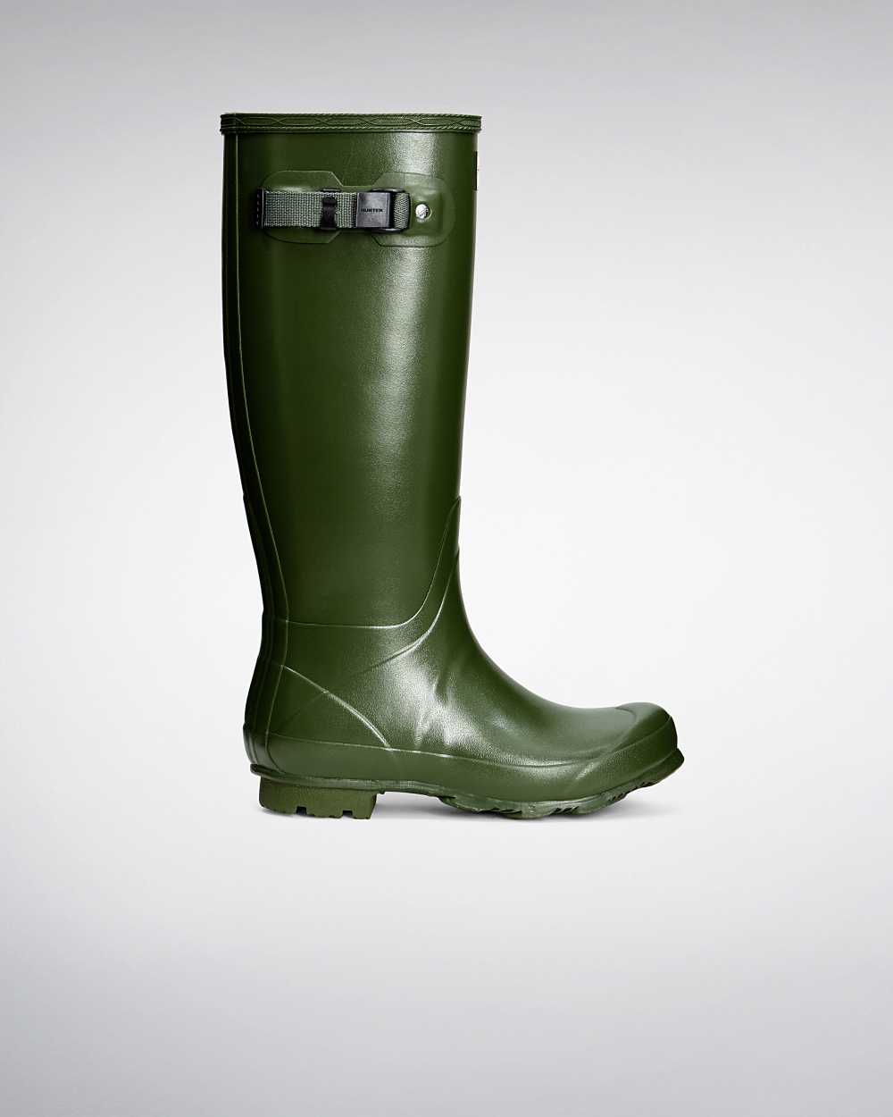 Botas De Agua Mujer - Hunter Norris Field Verde - RPGFYI-703 - Verde